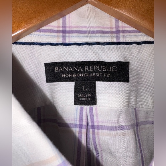 100% Cotton Banana Republic men’s L - Picture 3 of 7